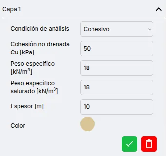 Plantillas muro de contención