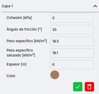 Plantillas muro de contención