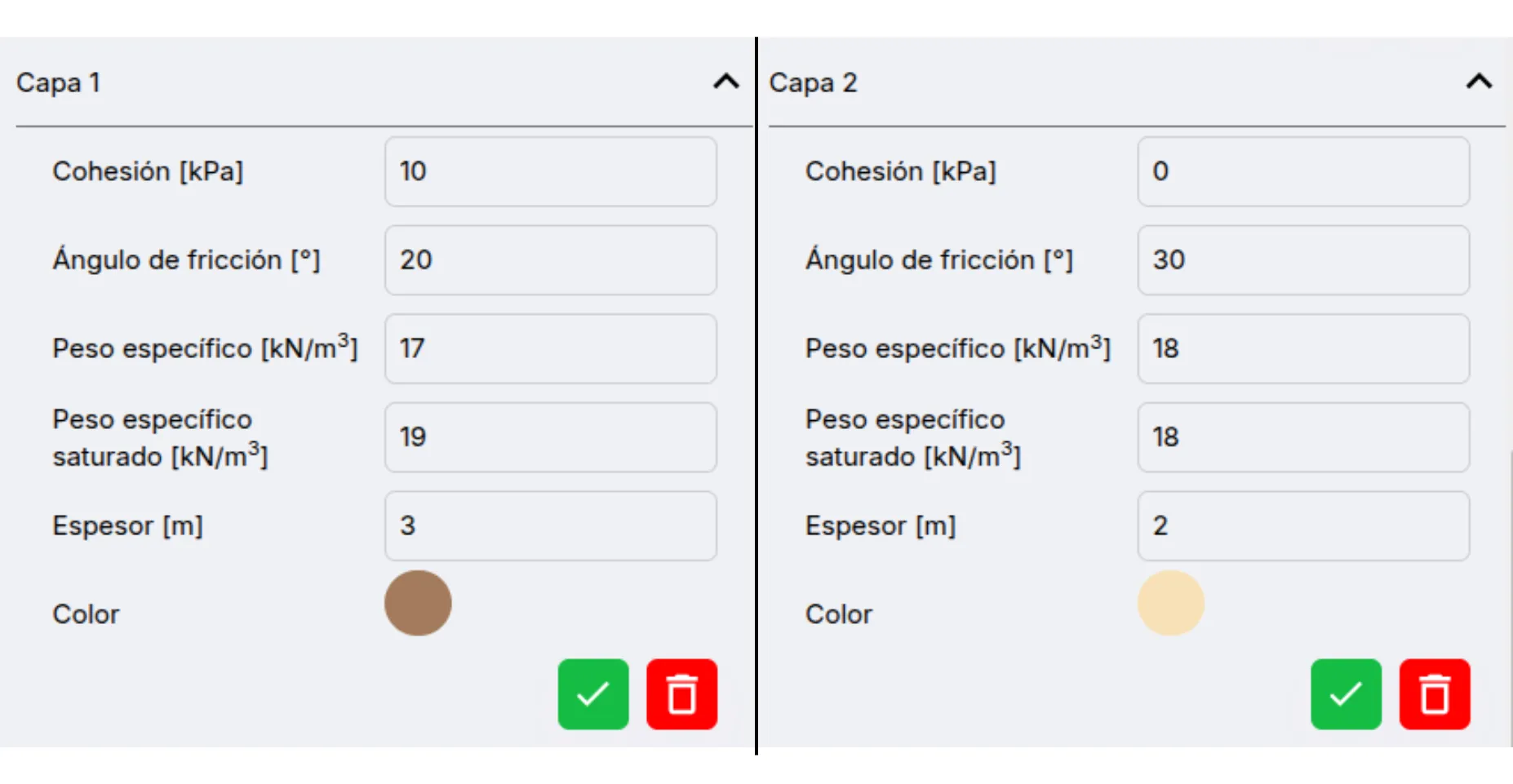 Ejemplo: Cálculo de fuerza equivalente y punto de aplicación