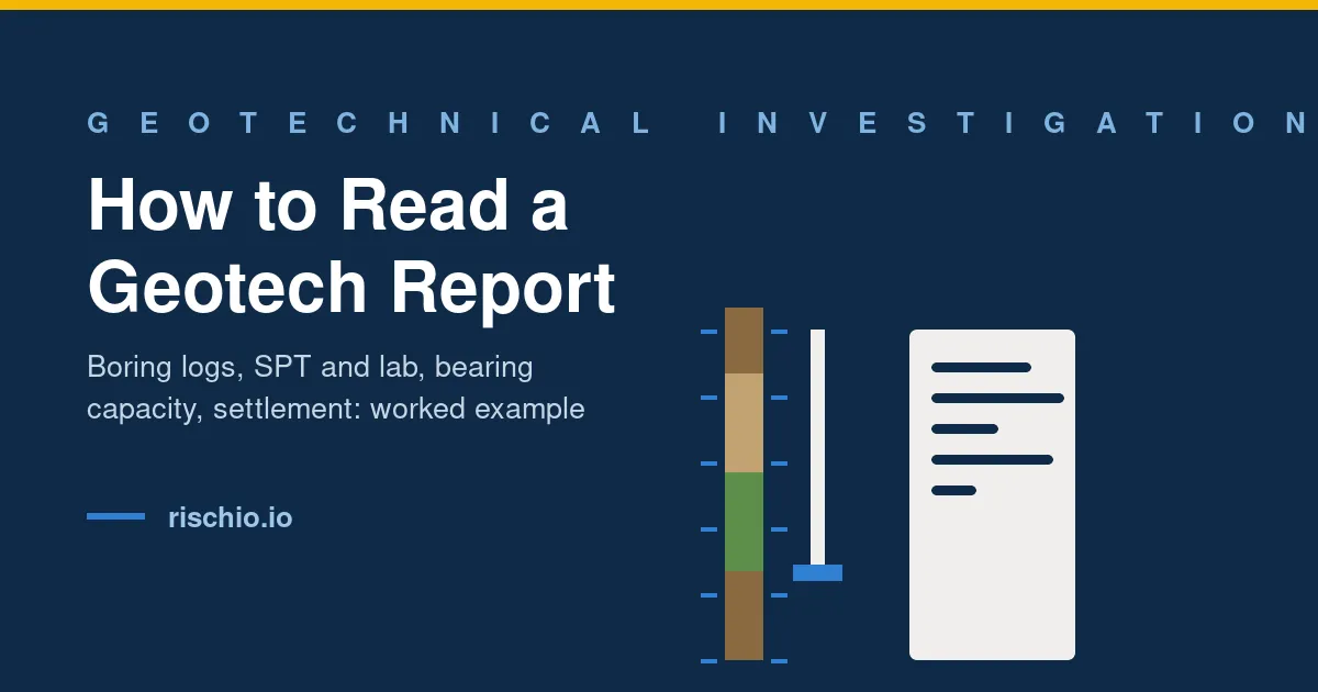 Cover for How to Read a Geotechnical Report, Step by Step