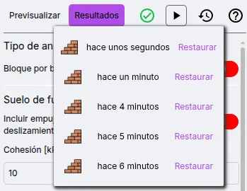 Plantillas muro de contención