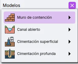 Plantillas muro de contención